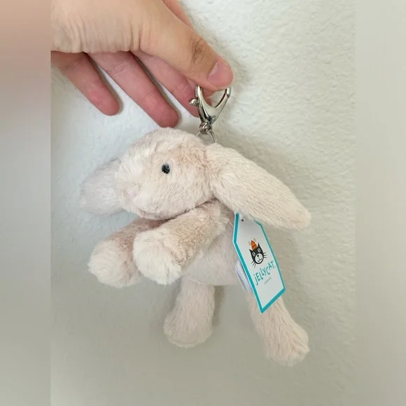 Jellycat | Toys | Nwt Jellycat Smudge Rabbit Bag Charm | Poshmark